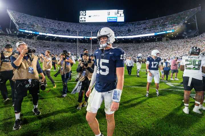 Penn State QB Drew Allar explains interception in loss vs. Oregon