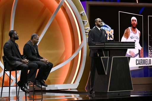 Melo says ‘I know what I gave to the game’ in night of tears, memories for 2025 Hall of Fame class