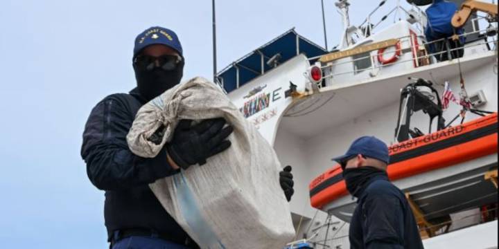 Coast Guard offloads nearly $65M in illicit narcotics intercepted in the Western Caribbean Sea