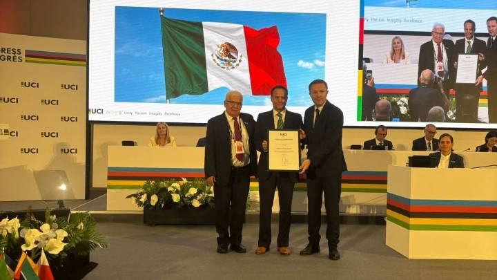 La UCI certifica a la Unión Ciclista de México que preside Bernardo de la Garza