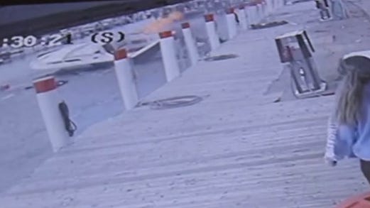 Video shows Michigan boat explosion that injured 2, killed dog
