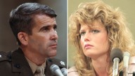 Oliver North marries Fawn Hall, his document-shredding secretary at the center of Iran