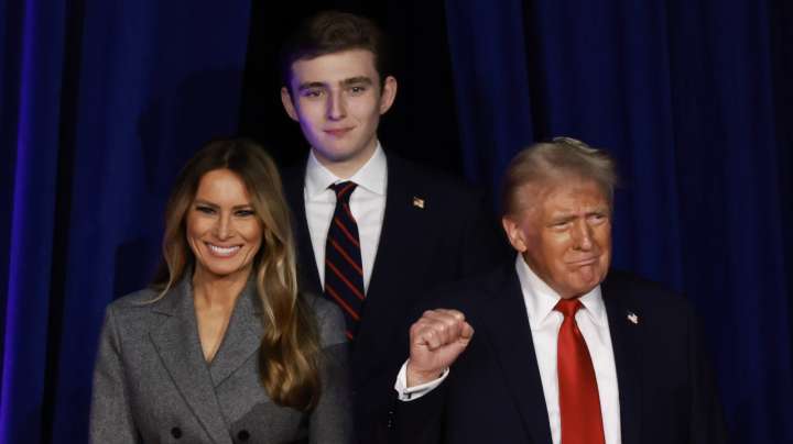 Trump's Petty Slip-Up Yapping About Barron's Height Fuels The Gossip Mill