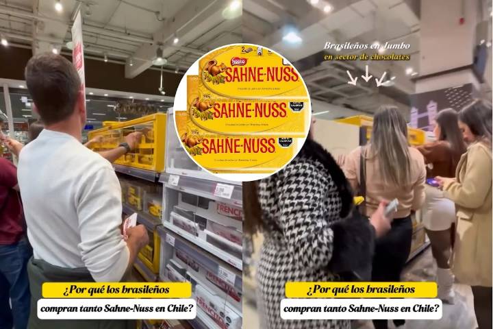 ¿Por qué los brasileños compran tanto chocolate Sahne-Nuss en los supermercados de Chile? La respuesta al misterio