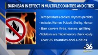 Burn bans in effect across more than 25 Kentucky counties and cities