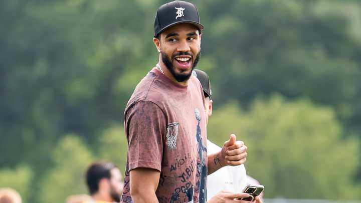 Jayson Tatum making great strides in Achilles rehab, Celtics teammate says