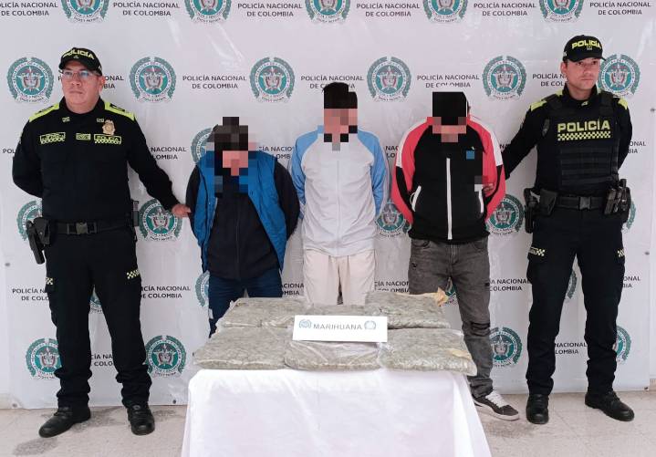 Cayeron con 4 mil gramos de marihuana