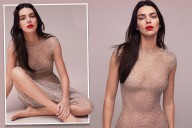 Kendall Jenner stuns in sexy see-through dress as she fronts fragrance campaign