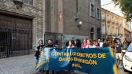 Primera protesta en Zaragoza contra los centros de datos