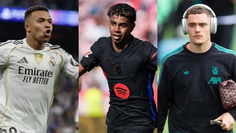 Pura figura: el Top Ten de los jugadores con mayor valor en la Champions League 2025