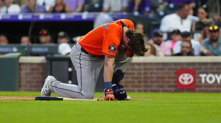 Why Astros’ Jake Meyers isn’t playing in crucial Blue Jays clash