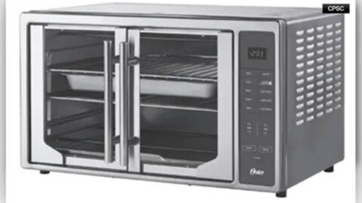 About 1.4 million Oster countertop ovens recalled due to burn hazard