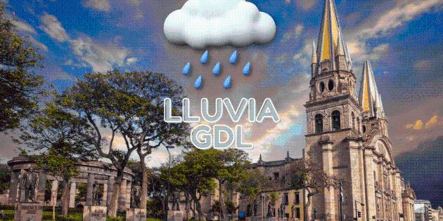 Sábado húmedo para Guadalajara; llega lluvia a esta hora