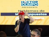 Otro candidato más: Héctor Olimpo lanzó su aspiración presidencial