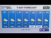 10 Weather: Tuesday midday forecast; Sept. 23, 2025