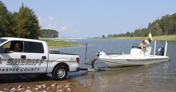 Jasper County Sheriff dedicates and launches new boat
