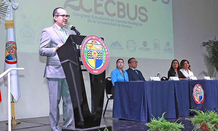 Inicia Congreso Estudiantil de Ciencias Biológicas en la Unison