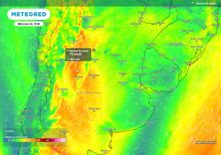 Pronóstico del tiempo en Argentina: 6 provincias en alerta del SMN por vientos fuertes y ciclogénesis el fin de semana
