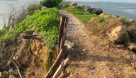 Así se ve el deterioro del tajamar occidental, emergencia que amenaza a la zona portuaria