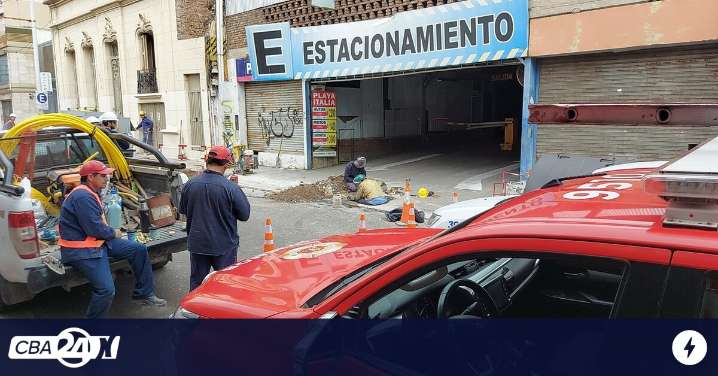 Fuga de gas y tensión en el centro de Córdoba