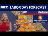 Tampa weather | Labor Day forecast