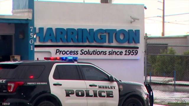 1 in custody, 1 on the loose after break-in at Medley business