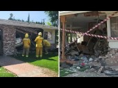 Driver slams into front of home after reported mechanical issue, deputies say