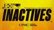 Steelers inactives for Week 3 at Patriots