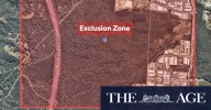 Armed group reportedly hiding after crash, exclusion zone set up by police