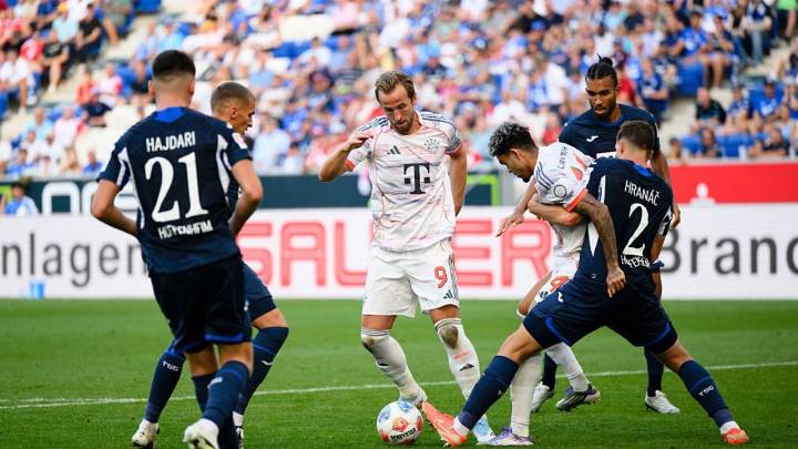 A Luis Díaz le pegaron en partido del Bayern Múnich y se desquitó: jugada completa quedó en video