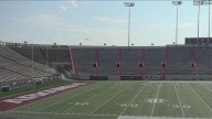 Preparation underway at War Memorial ahead of game between Razorbacks, Red Wolves