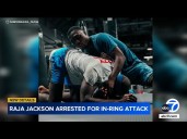 Raja Jackson arrested for attack on pro wrestler caught on livestream
