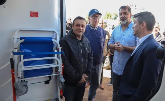 Diez municipios misioneros recibieron nuevas ambulancias