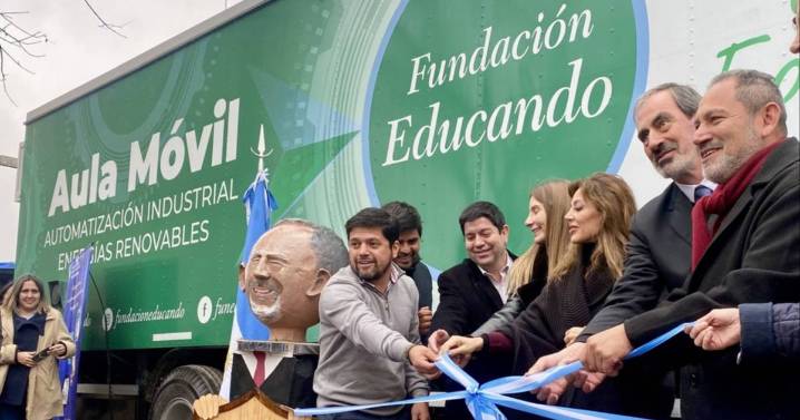 Quijano: La Escuela Técnica ya es un referente con su aula taller móvil