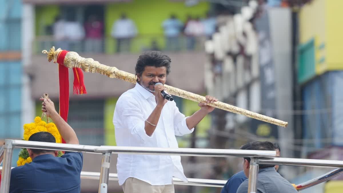 During Campaign Tour For 2026 Elections, Vijay Alleges 'Secret Pact' Between DMK, BJP In Tamil Nadu