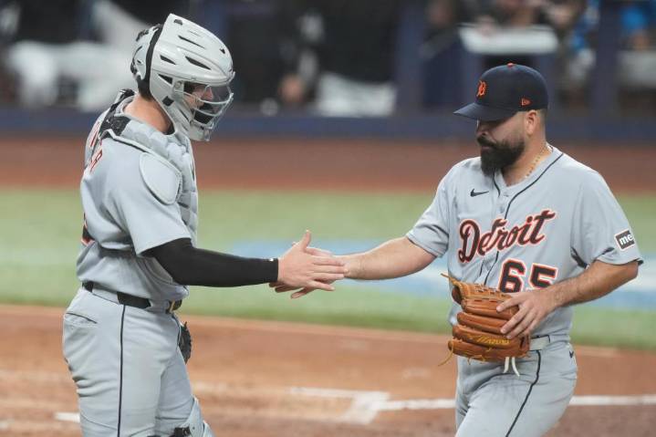 Urquidy returns from Tommy John surgery, Tigers beat Marlins 2-0 and tie for lead with 17th shutout