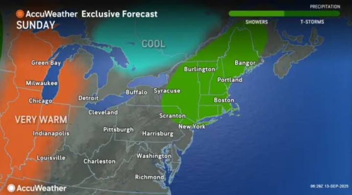 N.J.’s stretch of picture perfect late summer weather to continue. Updated forecast.