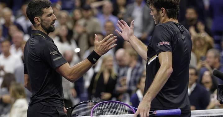 Novak Djokovic does a 'KPop Demon Hunters' dance at the US Open to celebrate his daughter's birthday
