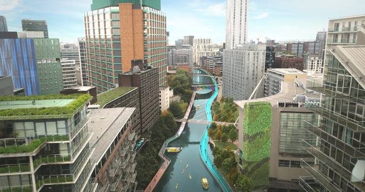 100 miles of floating walkways could be built in Manchester city centre