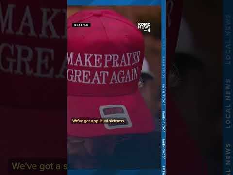 Vigil at Westlake Center honors Charlie Kirk as spiritual and political leader