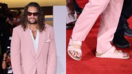 Jason Momoa Brings Pink Birkenstocks & Nails to Venice Film Festival