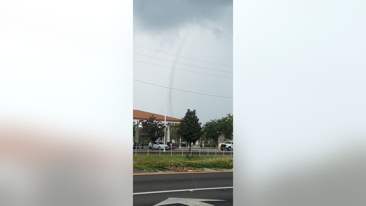 Landspout spotted over Pinellas Park Thursday afternoon
