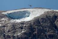 El glaciar de la Marmolada, símbolo de los Dolomitas, pierde 7 metros en un año