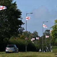 Immigration opposition fuels English national flag frenzy