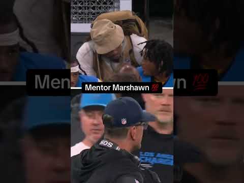 Marshawn mentoring Omarion Hampton (📺 YouTube)