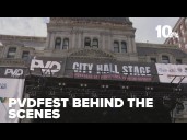 PVDFest workers set up for two-day festival featuring arts, music