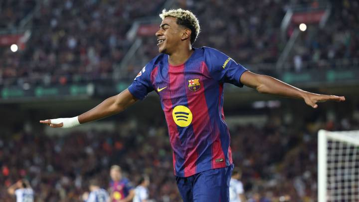Alineación del Barcelona contra el PSG: Lamine Yamal vuelve al once