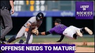 The Colorado Rockies  offense needs to mature