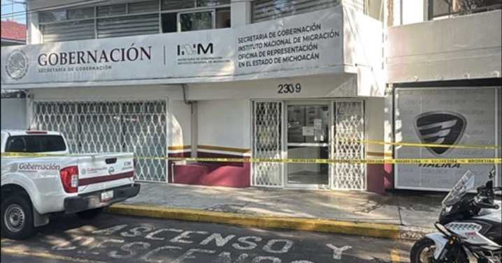 Arrojan granada en sede del INM en Morelia, Michoacán; esto se sabe