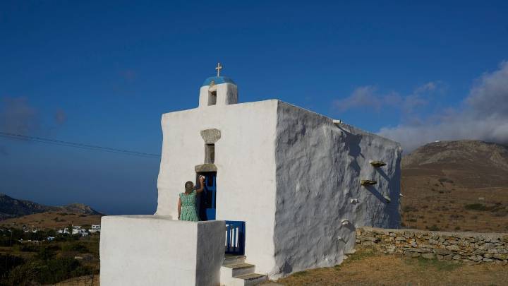 A Greek island has 1,000 private chapels. Families maintain them for faith and community